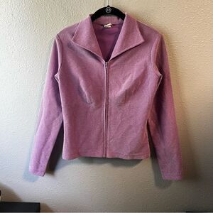 Sparkly Violet Vintage Zip Top